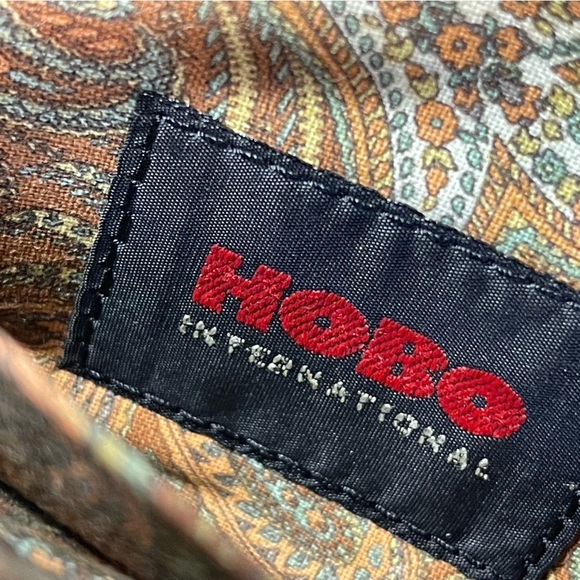 HOBO Lauren clutch wallet orange leather vintage - Picture 11 of 14